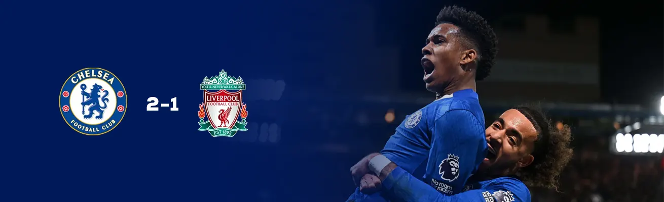 18-year-old Estêvão Willian keeps Chelsea's streak of wins against Liverpool at Stamford Bridge with a 2-1 Victory