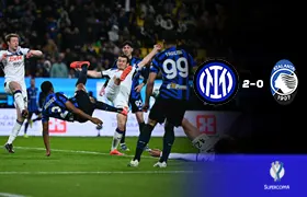 إنتر ميلان ينتصر على أتالانتا في نصف نهائي كأس السوبر الإيطالي بفوزه 2-0