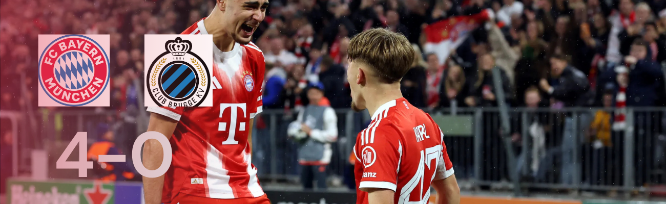 Bayern Munich Dominate Club Brugge 4-0, Karl is the Star of the Show