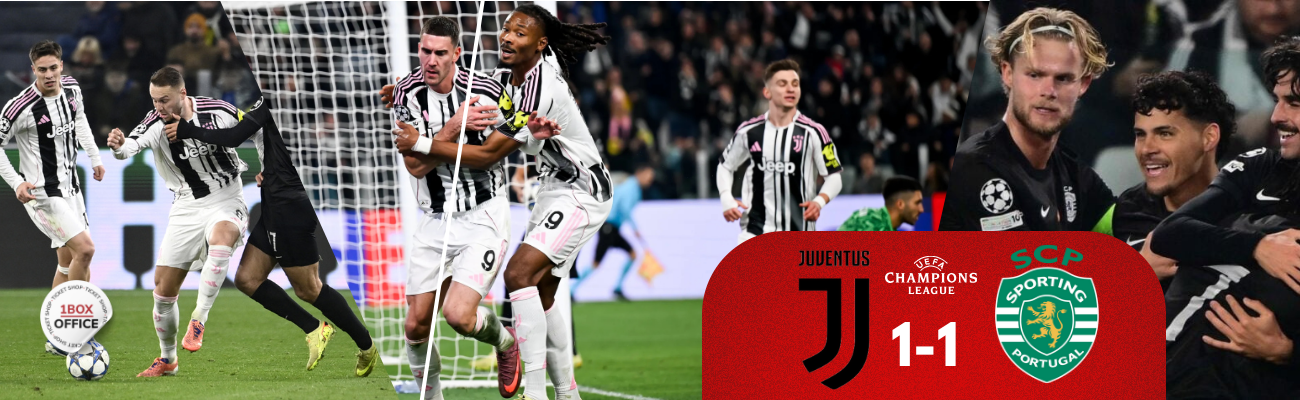 Juventus Held by Sporting 1-1; Points Shared in Turin