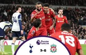 Liverpool Scores Six Against Spurs in a Huge Win for The Reds