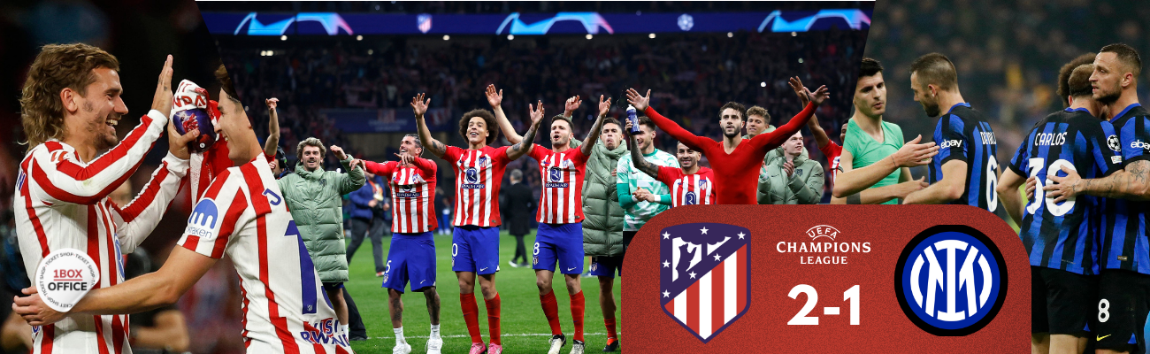 Atlético Madrid Beat Inter Milan 2-1; Stoppage Time Goal Saved Hosts