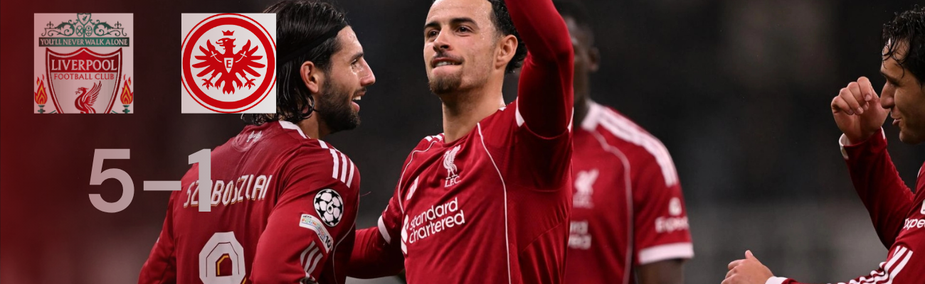Liverpool Beat Eintracht Frankfurt 5-1, Eagles' Defence the Real Culprits.