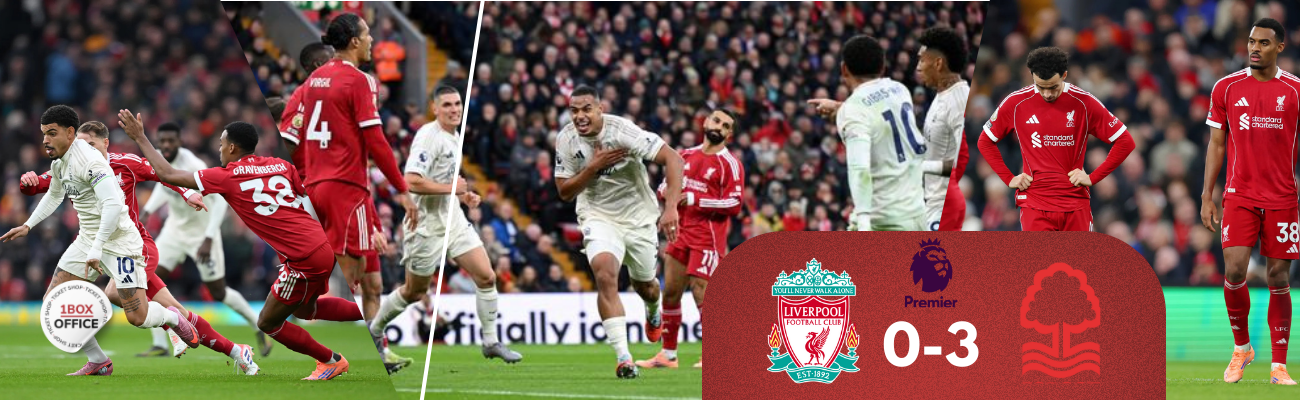 Liverpool loses 3-0 to Nottingham Forest; Shameful Defeat for the Reds